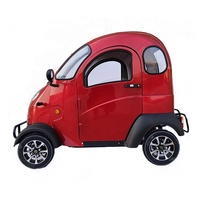 Mini voiture électrique médicale tout temps, 4 roues, scooter de mobilité fermé avec cabine pour personnes âgées