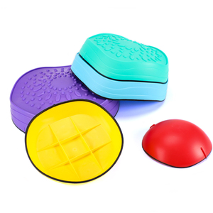 EDUsense 5 Texture Balance pietre miliari No-Slip River Play autismo giocattoli equilibrio blocchi esercizio di integrazione sensoriale attrezzature