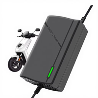 Chargeur de batterie EV 48V3A AC/DC, charge rapide intelligente pour batteries au lithium de vélos électriques