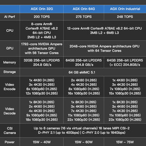 Módulo Industrial NVIDIA Jetson AGX ORIN 248 TOPs (900-13701-0080-000) Original de Fábrica 900-13701-0080-000 JETSON AGX Orin MODUL - Product Image 6