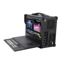 Studio mobile tout-en-un EVAK pour la production vidéo professionnelle, idéal pour les stations de télévision, les émissions en direct et le streaming.
