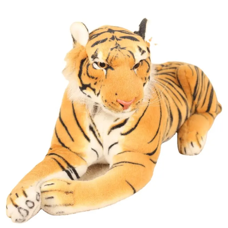 Tigre géant en peluche réaliste, grand Animal en forme de tigre, Jungle, sibérien, tigre en peluche