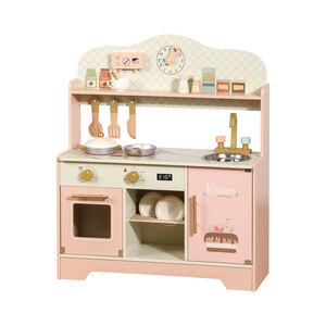 Ensemble <span class=keywords><strong>de</strong></span> <span class=keywords><strong>cuisine</strong></span> en bois rose, <span class=keywords><strong>jeu</strong></span> <span class=keywords><strong>de</strong></span> rôle <span class=keywords><strong>de</strong></span> <span class=keywords><strong>simulation</strong></span> pour bébé, <span class=keywords><strong>jeu</strong></span> éducatif, jouets cadeaux pour garçons et filles, nouvel arrivage - Product Image 1