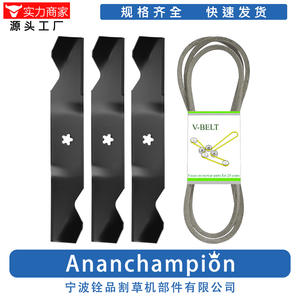 Cuchillas para cortacésped Ananchampion de 54 pulgadas A16050 con correa en V para cortacéspedes de gasolina - Product Image 1