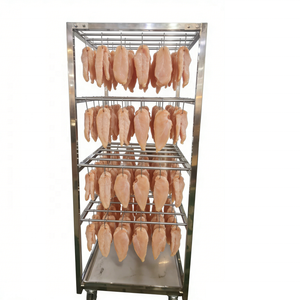 Chariot de maturation pour saucisses, bacon et jambon en acier inoxydable 304 de qualité alimentaire Hello River avec grille de déshydratation et de fumage - Product Image 3