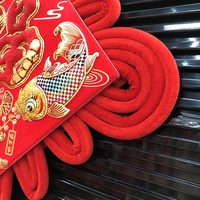 Nouvel an chinois noeud décoration 2024 fête du printemps chinois pendentif suspendu nouvel an tenture murale ornement avec glands