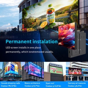 Pantalla Led de alta calidad Precio Tamaño personalizado P3 P4 P5 P6 P8 P10 Publicidad a todo color Pantalla LED de TV para piscina al aire libre - Product Image 5