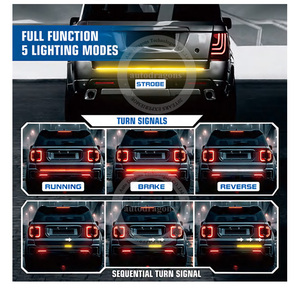 Barra de Luces LED Tri Tow de 60 Pulgadas con 864 Chips LED, Luz Trasera para Puerta Trasera con Luz de Freno, Reversa y Señal de Giro Secuencial para SUVs, Camionetas y Pickups - Product Image 2