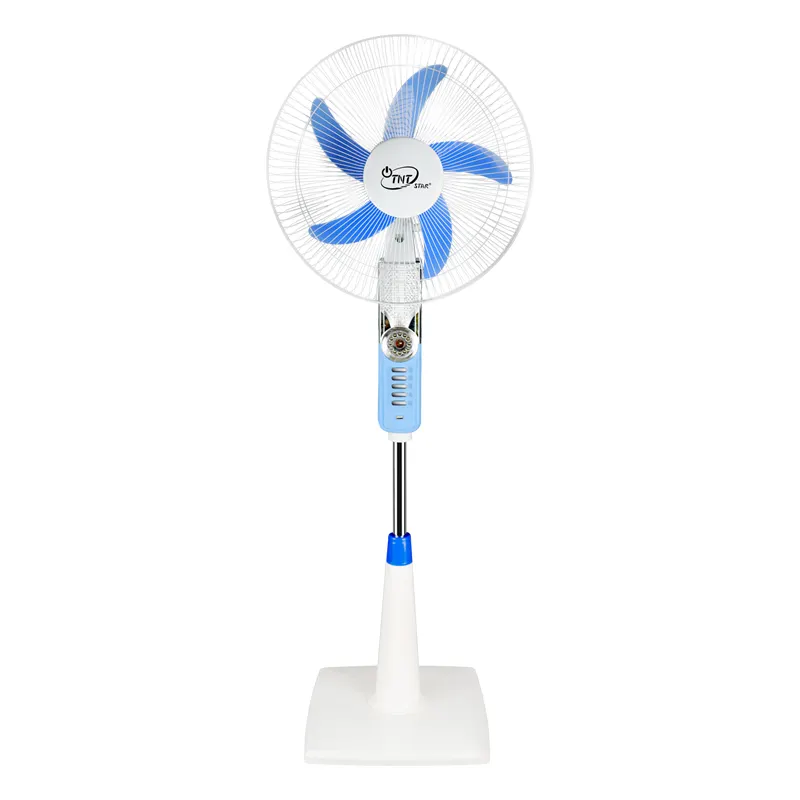 TNTSTAR TG 002 New solar battery power fan 16 inch brand electric stand fan rechargeable solar fan