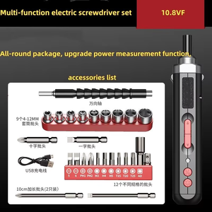 Ensemble de tournevis électriques OEM multifonction rechargeables avec embouts de perçage pour usage industriel, étui rigide - Product Image 2