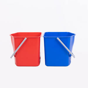 AF08075 BAIYUN Outils de NETTOYAGE 34L Mop Wringer avec deux seaux Wringer Trolley pour le bureau Hôtel Restaurant - Product Image 4