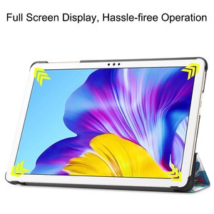 Étui intelligent en cuir à trois volets avec support pour tablette <span class=keywords><strong>Huawei</strong></span> <span class=keywords><strong>Matepad</strong></span> <span class=keywords><strong>T10</strong></span> 9.7"/T10S 10.1"/SE 10.1"2022 - Product Image 4