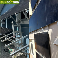 Système de montage mural solaire SunRack SFS-FA-01, support de fixation BIPV, installation verticale, structure murale photovoltaïque