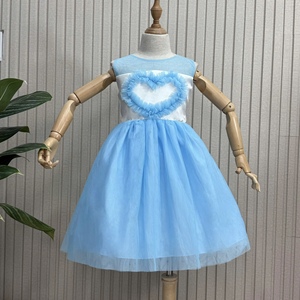 Odm Cung Cấp Tùy Chỉnh Dễ Thương Mô Hình Trái Tim Công Chúa Ngắn Ăn Mặc Cho Cô Gái Đáng Yêu Trẻ Em Bên Ăn Mặc Ưa Thích Ăn Mặc Cho Trẻ Em - Product Image 3