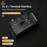 Décodeur DMX OLED 5CH*6A 12-24VDC CV D5