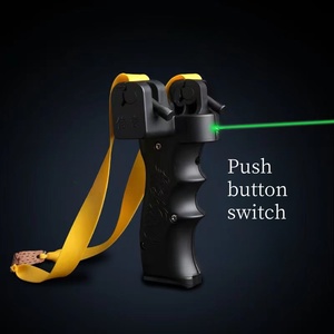 Lance-pierre laser en acier inoxydable pour enfants, accessoire de <span class=keywords><strong>chasse</strong></span> et de <span class=keywords><strong>pêche</strong></span> à l'arc en plein air, lance-pierre à laser vert pour la <span class=keywords><strong>chasse</strong></span> aux oiseaux - Product Image 2