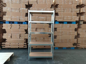 Étagère galvanisée à 5 couches MDF 4mm d'épaisseur 40x90x180cm Fer 0.55mm Rangement facile à monter - Product Image 2