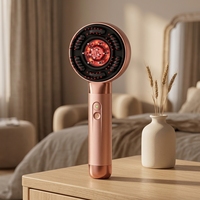 Brosse de massage du cuir chevelu à lumière rouge EMS, peigne électrique à batterie au lithium pour soins capillaires, appareil de massage de la tête portable, OEM ODM