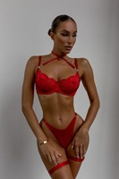Russie Offre Spéciale rouge dos ouvert String Lingerie tentation adolescentes Sexy Lingerie 2025 nouveau