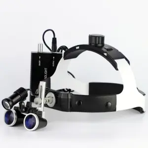 Dental Loupe Headlight Magnification 2.5X/3.5X Medical Surgical Dental Headband Loupe & LED headlight