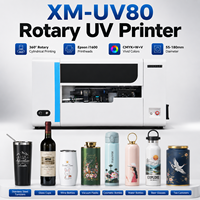 Impresora UV Rotativa Industrial XINMEI OEM&ODM I1600, Impresora de Cilindros para Vasos, Botellas y Tazas, Máquina de Impresión UV de 360 Grados