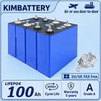 Untuk Baterai Isi Ulang LiFePO4 LF100LA 3.2V 100Ah Sel Prisma 6000+ Siklus -20-60 untuk Kapal, Kendaraan Listrik, Sistem Tenaga Surya