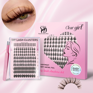 <span class=keywords><strong>Kit</strong></span> <span class=keywords><strong>de</strong></span> <span class=keywords><strong>cils</strong></span> individuels en grappe synthétiques naturels, faits à la main, style Manga, avec pointes, pour <span class=keywords><strong>cils</strong></span> inférieurs, en plateau, vente en gros - Product Image 1