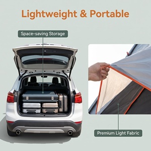 Carpa de Techo para Auto, para 2-3 Personas, para Campamento y Actividades al Aire Libre, Diseño Triangular de Aluminio, Carcasa Rígida, para las Cuatro Estaciones, Venta al Por Mayor en <span class=keywords><strong>Australia</strong></span> - Product Image 4