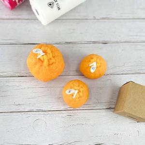 Moule en Silicone <span class=keywords><strong>pour</strong></span> fabrication de gâteau Fondant, outils de décoration, artisanat en argile fait à la main, grande bougie en forme d'orange - Product Image 3