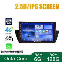 Pour BMW X1 2010-2016 10 pouces appareil unité principale Double 2 Din octa-core Quad voiture stéréo Navigation GPS android voiture radio