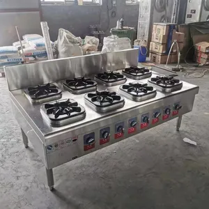 תעשייתי מסחרי מכשיר מטבח מבער גז תנור