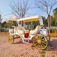 Voiturette électrique classique et sécurisée pour 4-6 passagers, idéale pour les excursions familiales et les visites de parcs