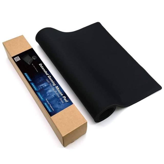 Custom Printing XXL Large Micro Woven Anti-slide Nature Rubber Desk Mat Keyboard and Mouse Gaming Mouse Pad