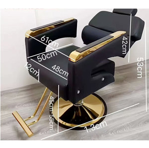 Silla de Peluquería de Metal Resistente para Salón de Belleza, Silla de Barbería de Lujo, Venta al Por Mayor - Product Image 3