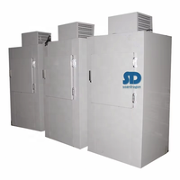 Congélateur commercial extérieur Soardragon 760L pour stockage de glace en cubes, présentoir de glace en sacs à paroi froide pour 100 sacs