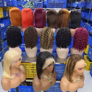 12a nguyên liệu Ấn Độ tóc HD ren phía trước tóc giả, siêu đôi rút ra Việt Nam tóc giả tóc, nguyên burmese xoăn tóc giả tóc con người ren phía trước - Product Image 6