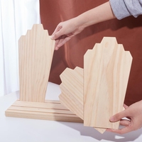 Présentoir à colliers autoportant en bois de pin à un seul niveau, multifonctionnel, facile à installer, support de rangement pour bijoux