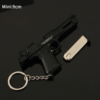 Porte-clés pistolet jouet en métal LT Desert Eagle 9CM, modèle de pistolet en métal Desert Eagle pour garçons, cadeaux, jouet à démonter