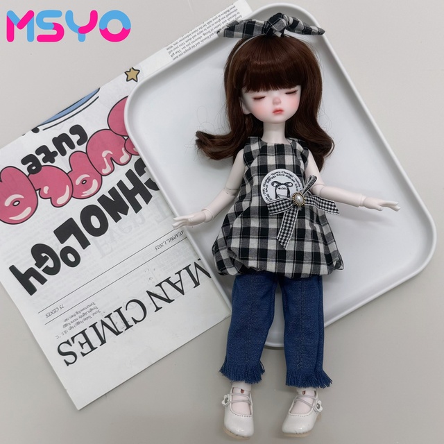 Wholesale Durable Fashion 1/6 Scale Doll Clothes Set Casual Outfit Dress Jeans Tops Skirt Suit 30cm BJD SD Accessories Thermal