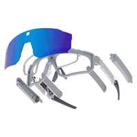 Lunettes de cyclisme intelligentes US Stock 2026 SNT SOLIS POV avec caméra, verres polarisés 8MP, ChatGPT, pour sports de plein air