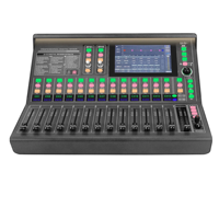Console de mixage audio numérique professionnelle MX20 à 20 canaux avec écran tactile de 7 pouces, contrôle Wi-Fi et enregistrement USB pour sonorisation en direct