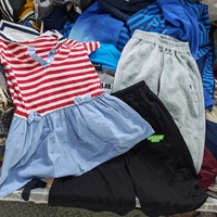 Supplier Langsung Terpercaya Pakaian Anak Bekas Campuran Tersortir Ketat Grade A Pakaian Bekas dalam Bal 45kg 100kg Berbagai Macam