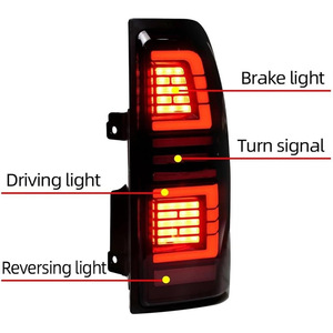 Feu arrière DK Motion pour Prado LC95/LC90, lentille fumée/téintée, LED rouge Stop/Revers 12V, Nouveau, 5000K, 36W, 5000 Lumens - Product Image 4