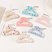 Accessoires capillaires d'été style dessin animé fruits frais pour filles, pince à cheveux en PVC décontractée pour chignon arrière de la tête, personnalisable avec logo