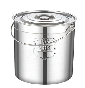 Marmite de cuisson commerciale moderne grande capacité en acier inoxydable 304 avec longue poignée - Product Image 1