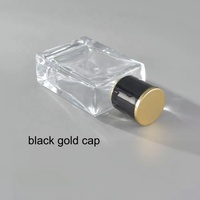 Flacon de parfum en verre à col vissé 30ml 50ml 100ml, vide, rechargeable, avec pulvérisateur, pour échantillons, atomiseur cosmétique vide
