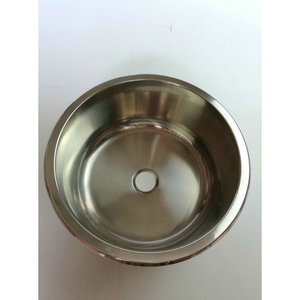 Évier de cuisine en acier inoxydable 300x130mm, cuve simple, design industriel encastrable GR-532B - Product Image 2