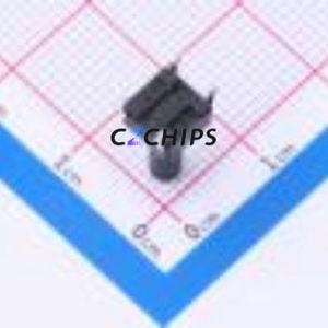 TS6613CJ 250gf 009 Tactile Switch Through hole-4P,6x6mm Switch Single Pole Single Throw Round Button 2.5N Through Hole - Product Image 2