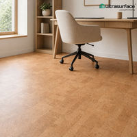 Parquet en liège naturel ULTRASURFACE, carrelage en liège pour espaces résidentiels et bureaux intérieurs