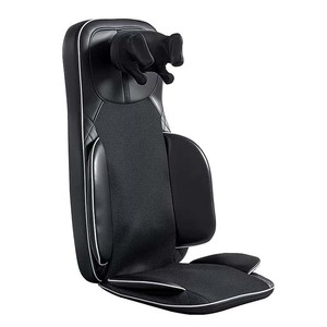 Massage Cushion Full Body Neck Back Waist Heat Vibration Kneading Plug In PU Leather Home Use - Product Image 1